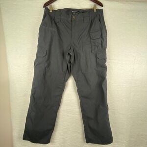 5.11 Tactical Series Gray Ripstop Cargo Pants Womens 16 Regular 64360 Elastic